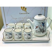 bộ ấm chén camelia chim xanh