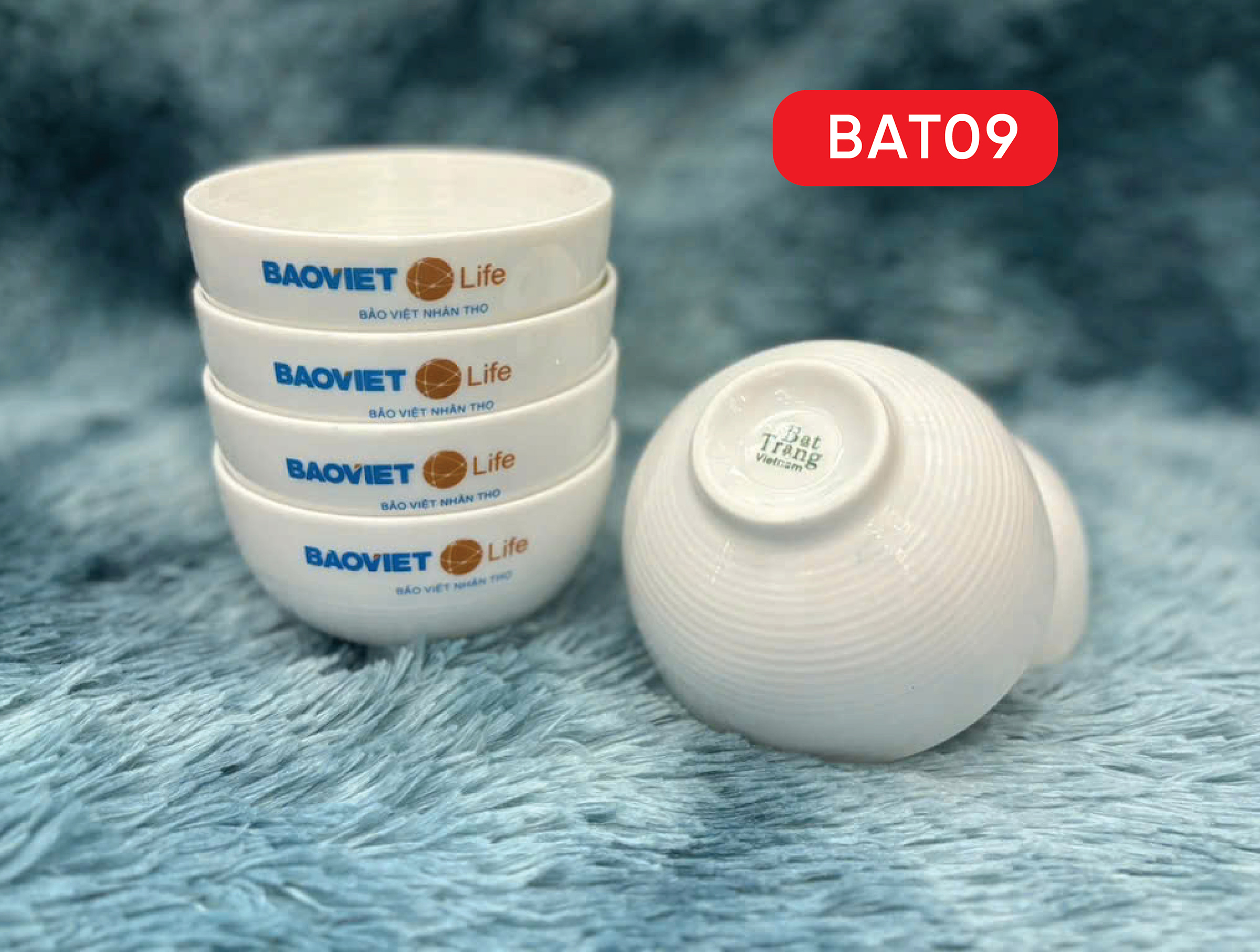 Set 6 bát-chén cơm Bát Tràng