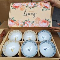 Set bát-chén cơm có họa tiết - Ảnh 2