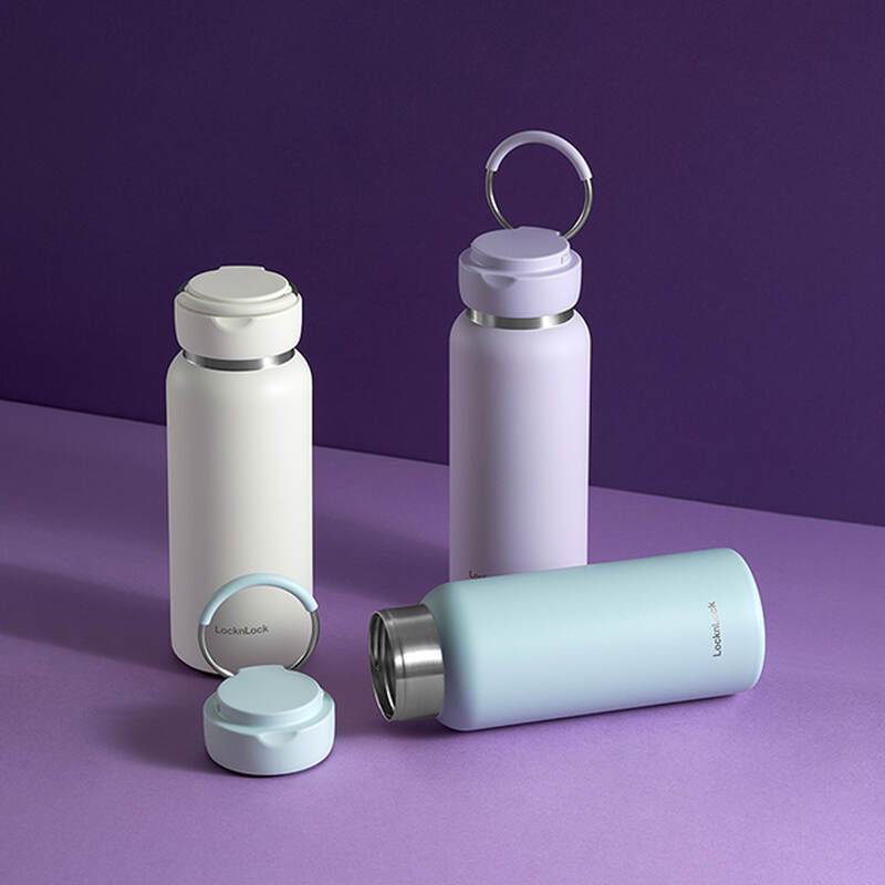 Lock&Lock Bình giữ nhiệt inox Sling Ring Tumbler LHC4322IVY