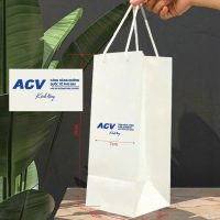 Túi giấy dày ivory trắng size 30x12x12 có cán màng (TUI-G06)