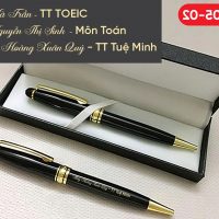 Bút kim loại nắp xoay (BUT05) - Ảnh 2