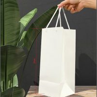 Túi giấy dày ivory trắng size 30x12x12 có cán màng (TUI-G06) - Ảnh 2