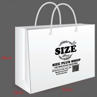Túi giấy dày ivory trắng size 33x13x26 có cán màng (TUI-G03)