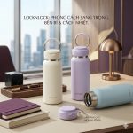Lock&Lock Bình giữ nhiệt inox Sling Ring Tumbler LHC4322IVY