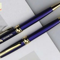 Bút kim loại nắp xoay (BUT05) - Ảnh 3