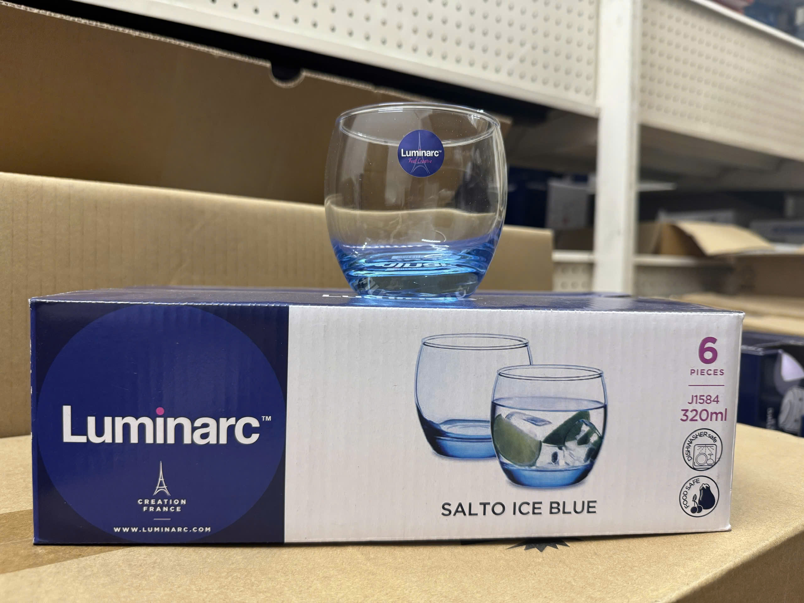 Ly saito trứng xanh luminarc