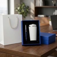 Set quà tặng (Cốc giữ nhiệt + Bút kim loại)